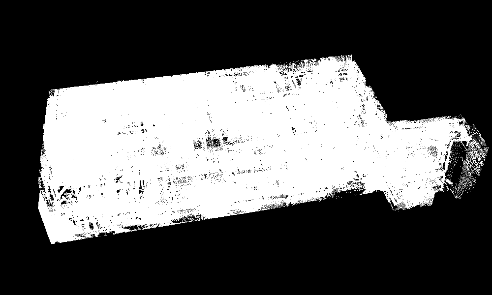 Registered point cloud data